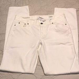 J Crew Matchstick White Jeans
